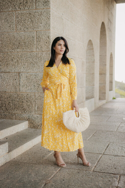 The Charlize Wrap Dress