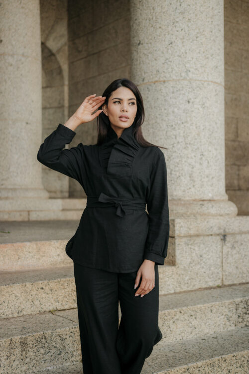 The Black Victorian Shirt